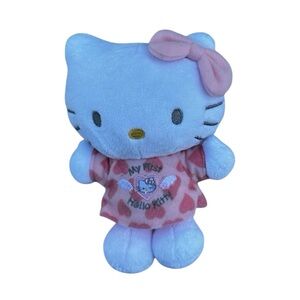 Vintage 2003 Sanrio Hello Kitty Angel With Wings Plush Baby Rattle